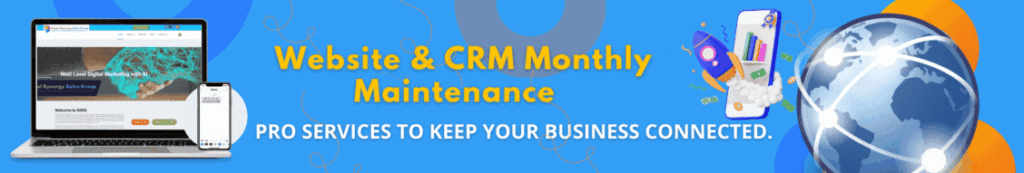 Website & CRM Maintenance